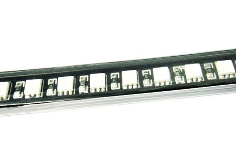 Universal 7-Color 48 SMD RGB LED Scanner Light Glowing Knight Rider kit Black Remote