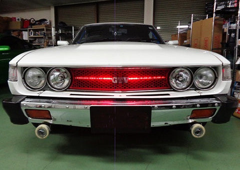 Universal 7-Color 48 SMD RGB LED Scanner Light Glowing Knight Rider kit Black Remote