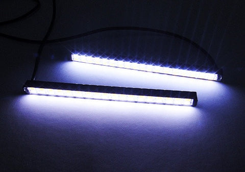 2x Universal Euro style Switchback White/Amber 36 SAMSUNG SMD LED Daytime Running Light DRL Fog Lamp