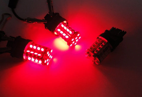 2 pieces of 40 SMD LED 382 (P21W) 1156 7506 BA15s Light bulb red