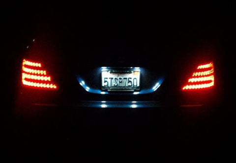 LED License Number Plate Light lamp OEM replacement kit Mercedes W204 W212 W221 C216