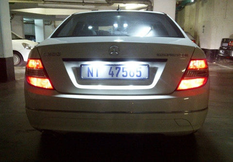 LED License Number Plate Light lamp OEM replacement kit Mercedes W204 W212 W221 C216