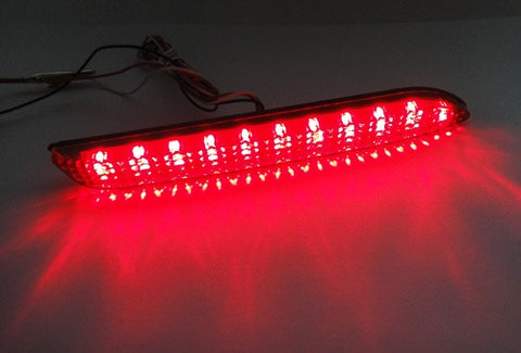 2 pieces of LED Bumper Reflector Red lens Tail Brake Light lamp Red Alphard 08+