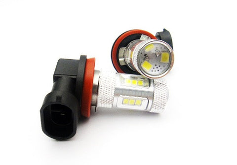 2 pieces of 15 SAMSUNG High Power 2835 SMD LED H11 H8 Light bulb 15W white