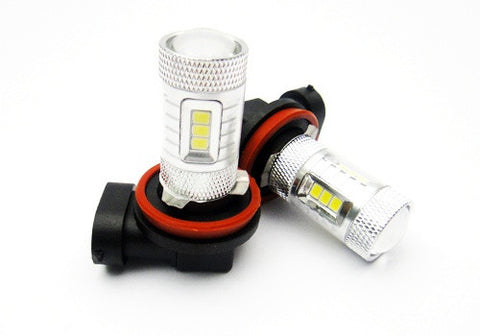 2 pieces of 15 SAMSUNG High Power 2835 SMD LED H11 H8 Light bulb 15W white