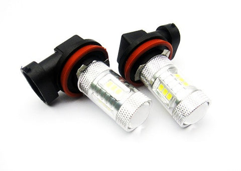 2 pieces of 15 SAMSUNG High Power 2835 SMD LED H11 H8 Light bulb 15W white