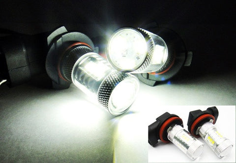 2 pieces of 15 SAMSUNG High Power 2835 SMD LED H11 H8 Light bulb 15W white