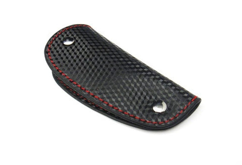 Premium Leather 3D Carbon Fiber Pattern Smart Key holder 109x48mm