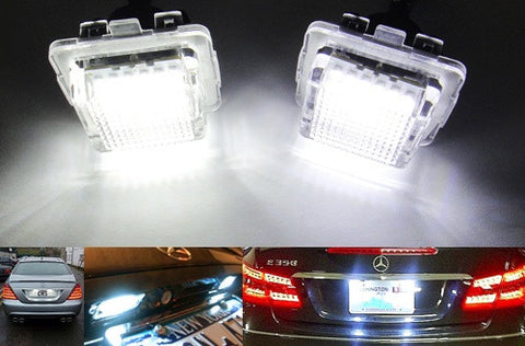 LED License Number Plate Light lamp OEM replacement kit Mercedes W204 W212 W221 C216