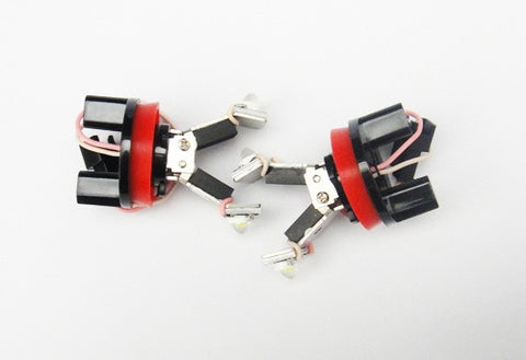 BMW xenon white H8 LED Angel Eyes / Halo Ring replacement Light / Lamp bulbs V-shape