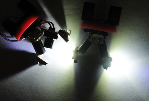 BMW xenon white H8 LED Angel Eyes / Halo Ring replacement Light / Lamp bulbs V-shape