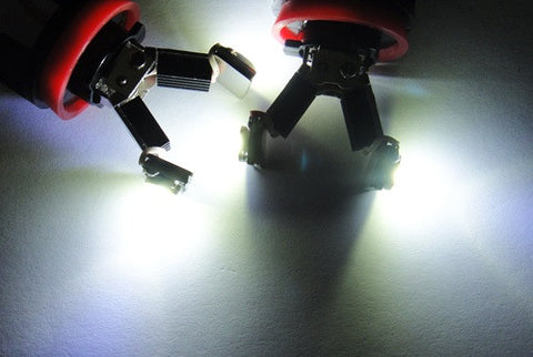 BMW xenon white H8 LED Angel Eyes / Halo Ring replacement Light / Lamp bulbs V-shape