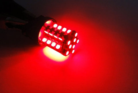 2 pieces of 40 SMD LED 380 (P21/5W) 1157 7528 BAY15d Light bulb Red