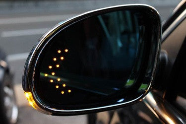 2 pieces of 14 SMD LED Side Mirror Turn Signal Arrow Panel Light Amber