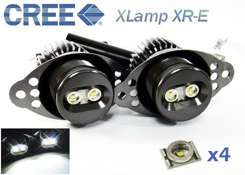 BMW xenon white 10W CREE LED Angel Eyes / Halo Ring replacement Light / Lamp bulb E90 E91