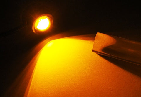 Universal 3W high power LED Eagle Eye kit Daytime Running Light DRL / Fog Lamp Amber