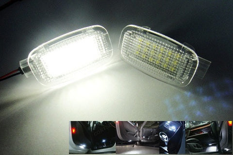 LED Luggage Compartment Courtesy Footwell Door Light Interior OEM replacement kit Mercedes