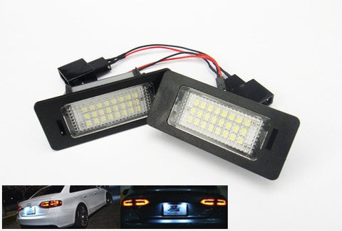 LED License Number Plate Light lamp OEM replacement kit Audi A4 A5 Q5 TT