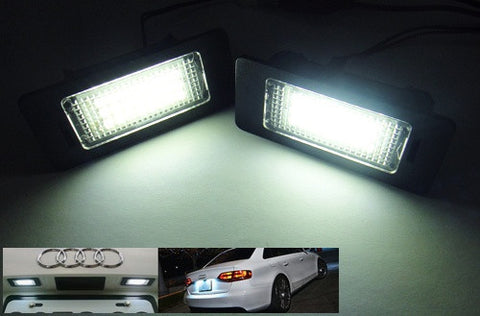 LED License Number Plate Light lamp OEM replacement kit Audi A4 A5 Q5 TT