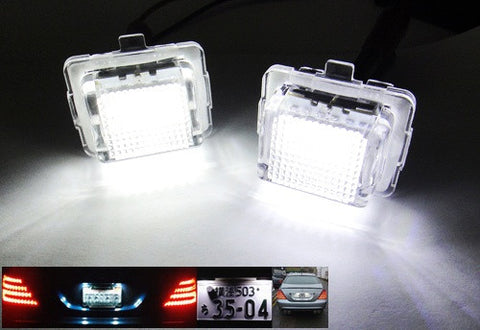 LED License Number Plate Light lamp OEM replacement kit Mercedes W204 W212 W221 C216
