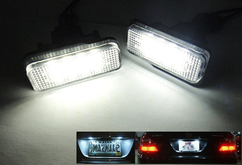 LED License Number Plate Light lamp OEM replacement kit Mercedes W211 W219 R171