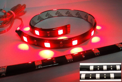 2 pieces of 12 High Power SMD LED Light strip 30cm Red