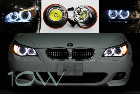 BMW xenon white 10W CREE LED Angel Eyes / Halo Ring replacement Light E39 E60 E63 E65 E53