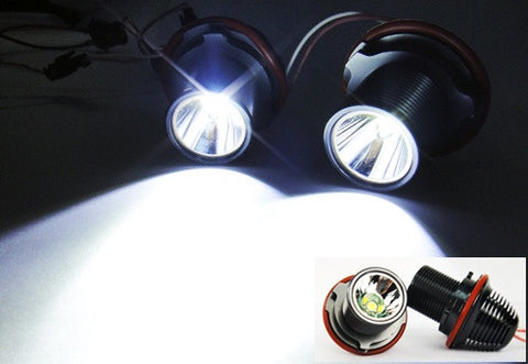 BMW xenon white 10W CREE LED Angel Eyes / Halo Ring replacement Light E39 E60 E63 E65 E53