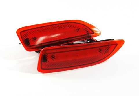 2x LED Bumper Reflector Red lens Tail Brake Light lamp Red 2011+ CT200h Corolla