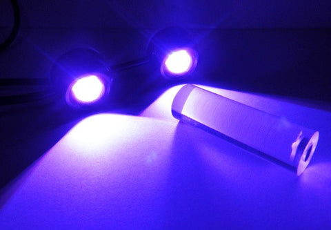 Universal 3W high power LED Eagle Eye kit Daytime Running Light DRL / Fog Lamp Purple