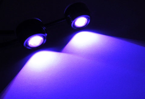 Universal 3W high power LED Eagle Eye kit Daytime Running Light DRL / Fog Lamp Purple