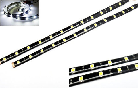 2 pieces of 12 High Power SMD LED Light strip 30cm white