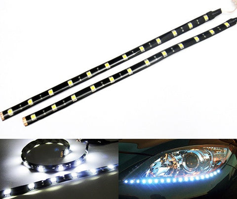 2 pieces of 12 High Power SMD LED Light strip 30cm white