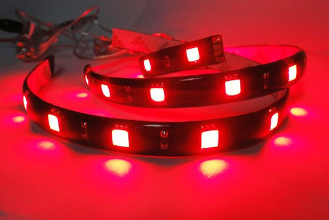 2 pieces of 12 High Power SMD LED Light strip 30cm Red