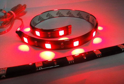 2 pieces of 12 High Power SMD LED Light strip 30cm Red