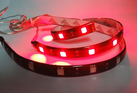 2 pieces of 12 High Power SMD LED Light strip 30cm Red