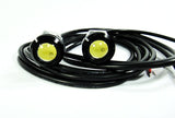 2 pieces of Universal 3W high power LED Bolt-On Screw Eagle Eye kit Backup Light DRL / Fog Lamp