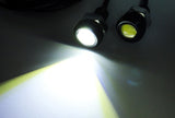 2 pieces of Universal 3W high power LED Bolt-On Screw Eagle Eye kit Backup Light DRL / Fog Lamp