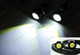 2 pieces of Universal 3W high power LED Bolt-On Screw Eagle Eye kit Backup Light DRL / Fog Lamp