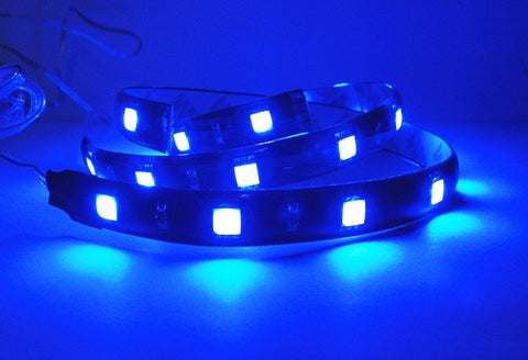 2 pieces of 12 High Power SMD LED Light strip 30cm Blue