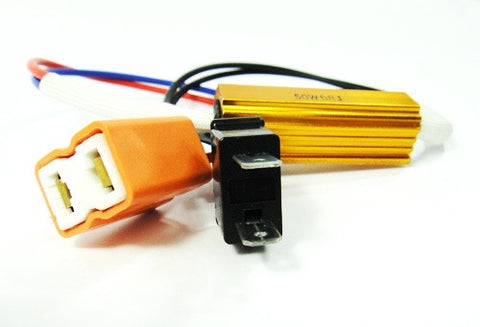 2 pieces of H7 (499) No Error Load Resistor Wiring Harness Adapter