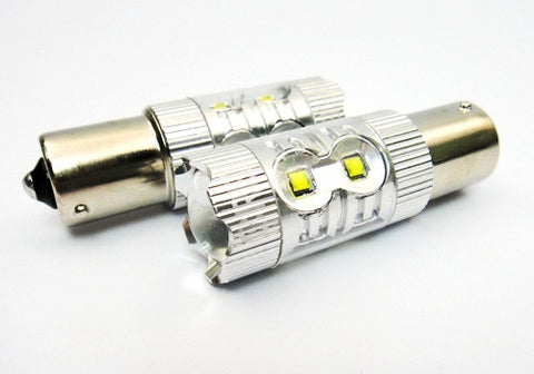 2 pieces of 382 (P21W) 1156 7506 BA15s 10X CREE XB-D LED Projector Light bulb 50W white