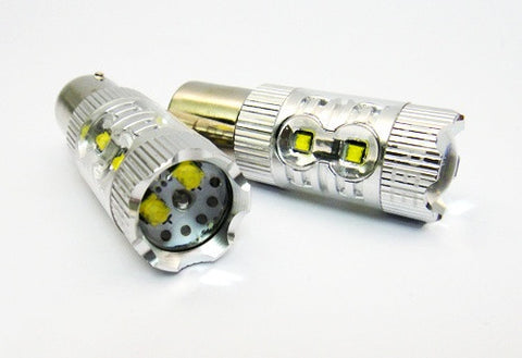 2 pieces of 382 (P21W) 1156 7506 BA15s 10X CREE XB-D LED Projector Light bulb 50W white