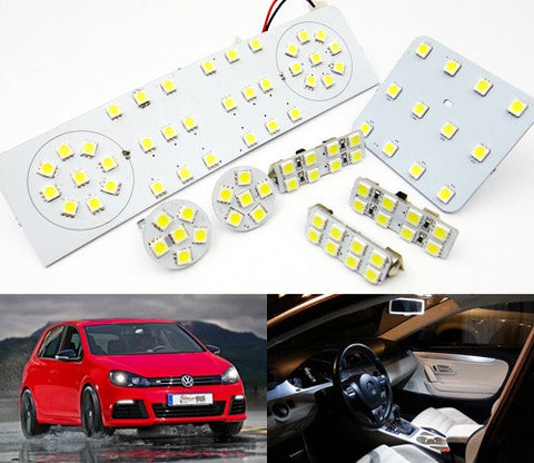 Perfect Fit Interior Light Panel 84 5050-SMD LED Package kit Volkswagen CC Golf GTI Passat