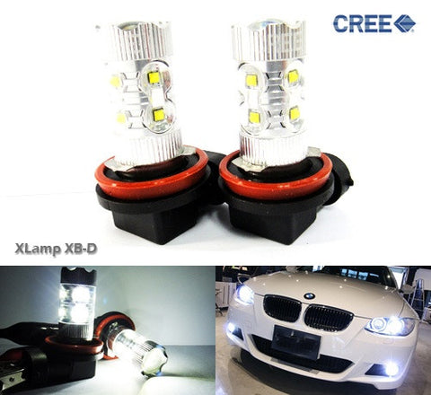 2 pieces of H11 H8 10X CREE XB-D LED Projector Light bulb 50W white
