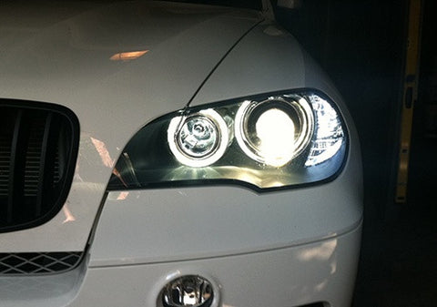 2 pieces of LUFFY PY24W 5200 High Power COB LED Light bulb 25W white