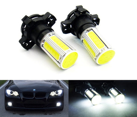 2 pieces of LUFFY PY24W 5200 High Power COB LED Light bulb 25W white