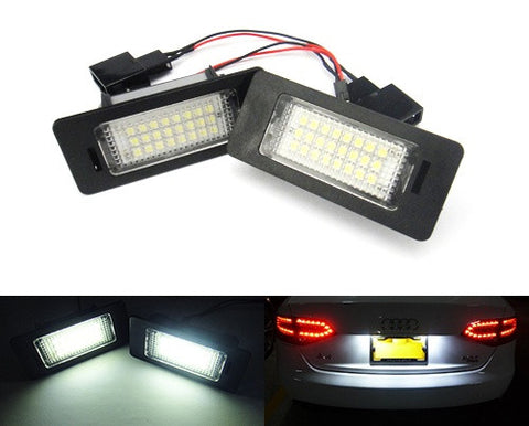 LED License Number Plate Light lamp OEM replacement kit Audi A4 A5 Q5 TT