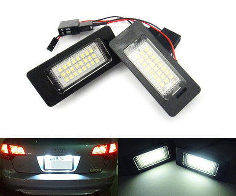 LED License Number Plate Light lamp OEM replacement kit Audi A4 A5 Q5 TT