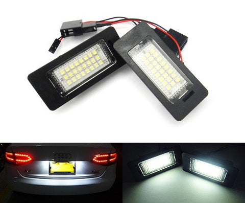 LED License Number Plate Light lamp OEM replacement kit Audi A4 A5 Q5 TT